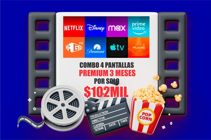 Combo 4 Pantallas 3 Meses