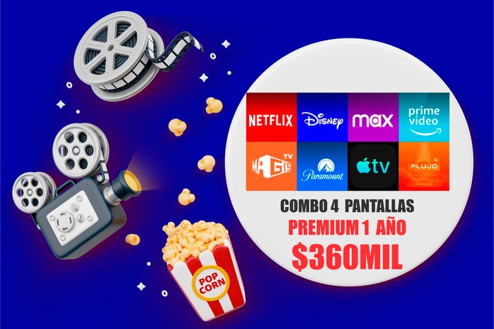 Combo 4 Pantallas 12 Meses