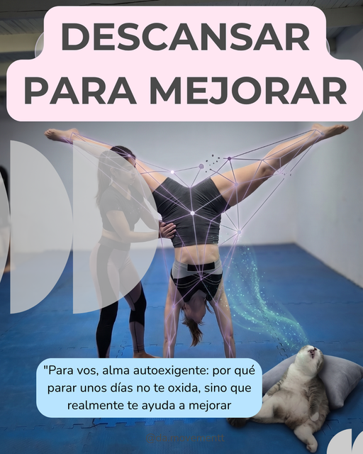 ¿Por qué mejorar cansa, pero descansar te hace mejorar?