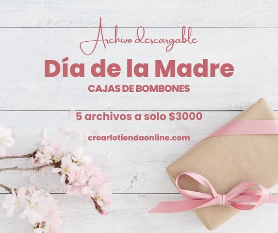 Cajas de bombones dia de la madre