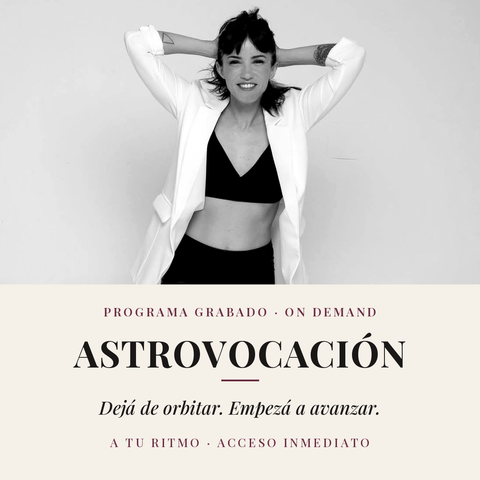 Astro Vocación Grabado — Tu vocación, a tu ritmo