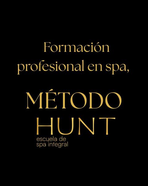 AGOTADO - Formación profesional en spa, MÉTODO HUNT