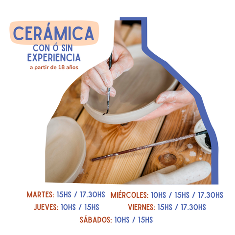 TALLER de cerámica  ANUAL 