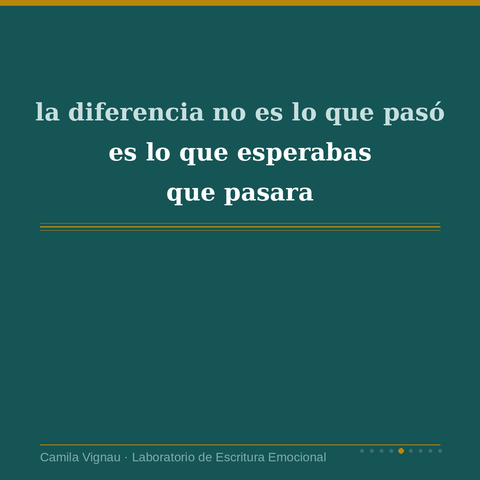 Miedo como Aliado + Siempre falta algo