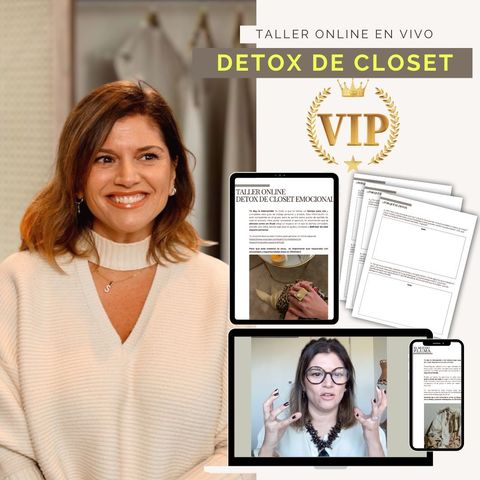 UPGRADE EXPERIENCIA VIP - TALLER DETOX DE CLOSET