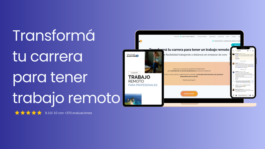 Transformá tu carrera (Plan standard) 