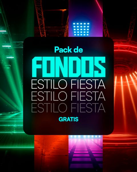 Fondos para tus flyers de fiesta