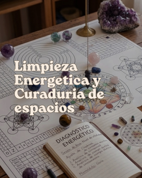 Limpieza & Curaduría Energética de Espacios: Hogar • Negocio • Oficina. (Sesión a distancia)