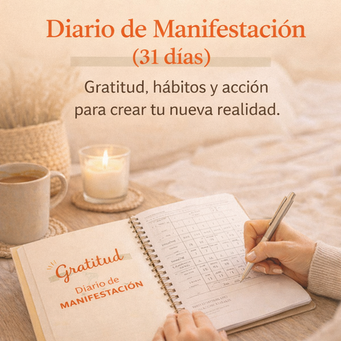 Diario de Manifestación – Gratitud, hábitos y acción para crear tu nueva realidad