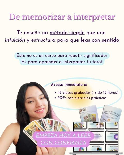 Convertite en tu propia tarotista: Aprende a usar tu mazo desde cero