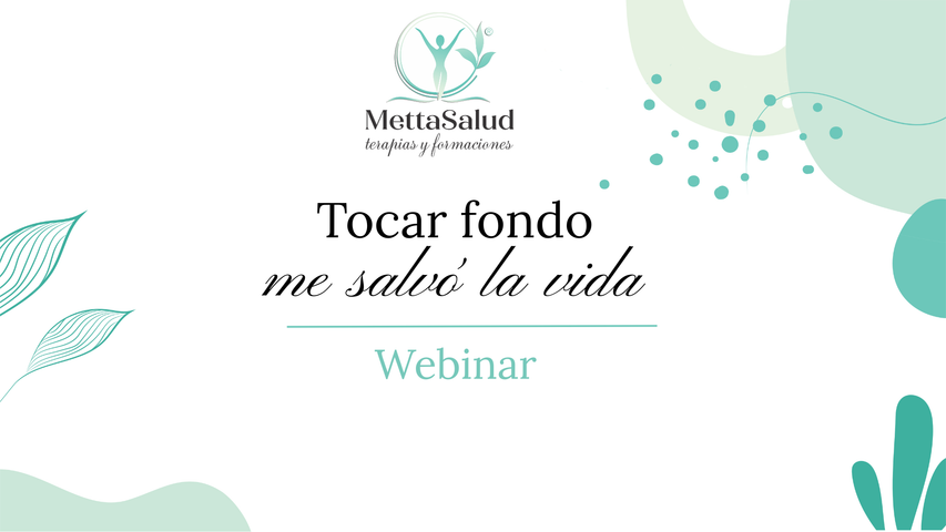 Tocar fondo me salvó la vida