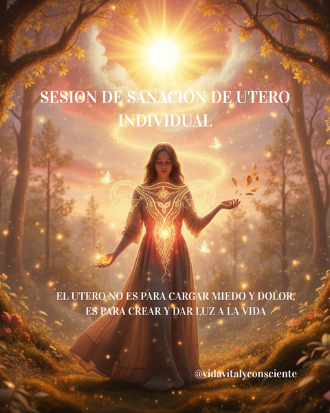 Sesión Individual Sanación de Utero