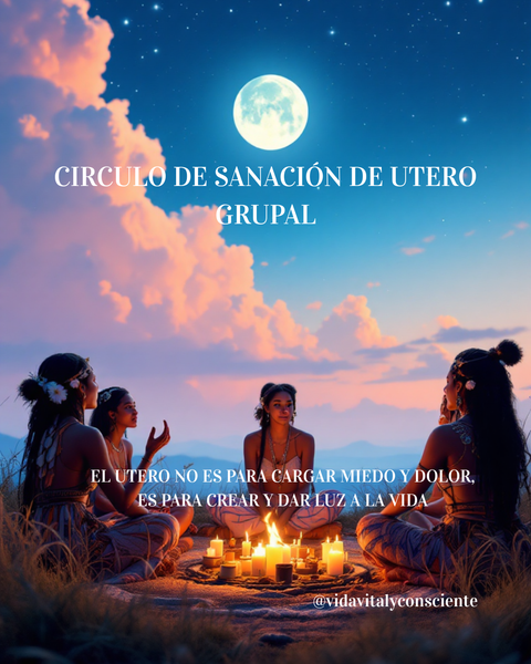 Sesión de sanación de útero grupal
