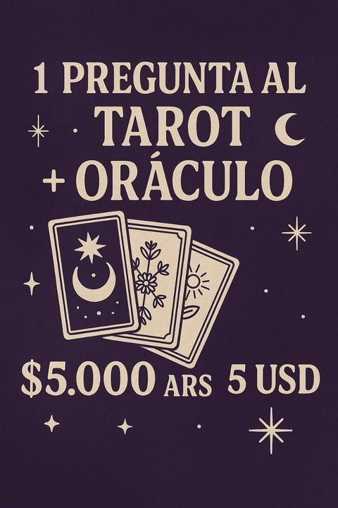 1 Pregunta al Tarot + Mensaje del Oráculo