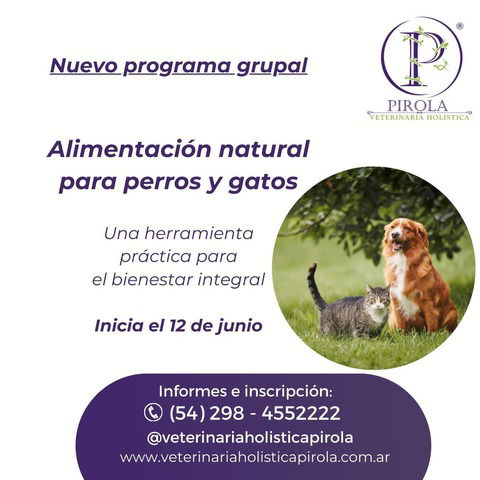 Alimentación Natural y Consciente para perros y gatos- Nivel 1