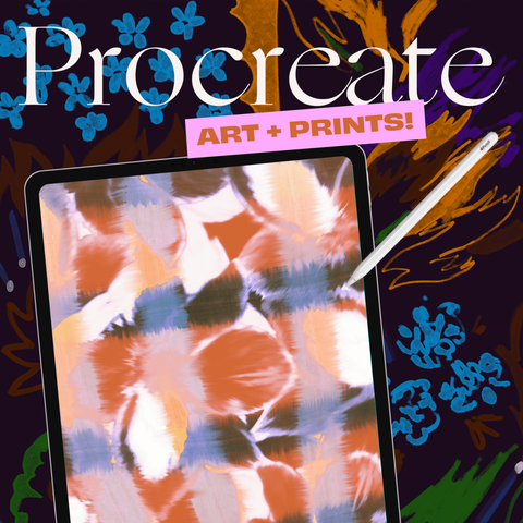 Procreate para Ilustración y Estampados Textiles | Julio y Agosto 2025