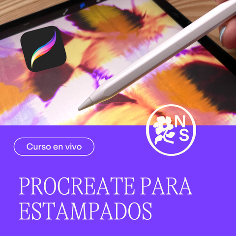 Procreate para Ilustración y Estampados Textiles | Sábados de Agosto 2026