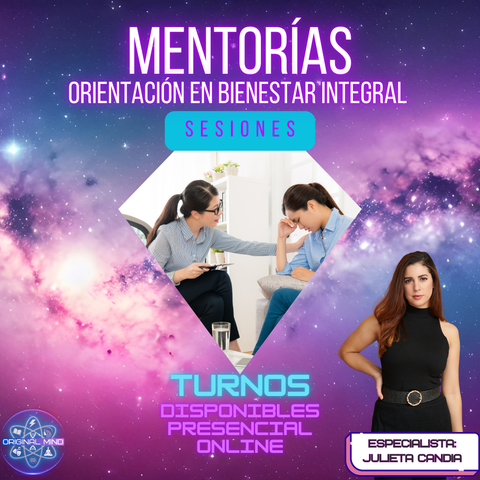 MENTORÍA EN BIENESTAR INTEGRAL (PACK MENSUAL 4 SESIONES)