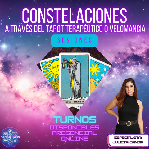 CONSTELAR CON TAROT O VELOMANCIA (INDIVIDUAL)