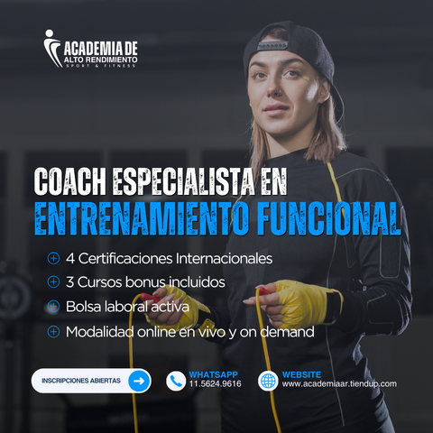 Coach Especialista en Entrenamiento Funcional (Online)