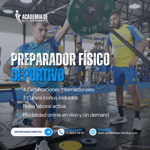 Curso de Preparador Físico Deportivo (Online)