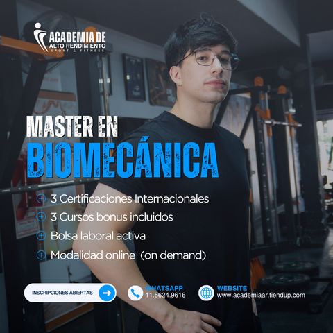 Master en Biomecánica del Ejercicio (Online)
