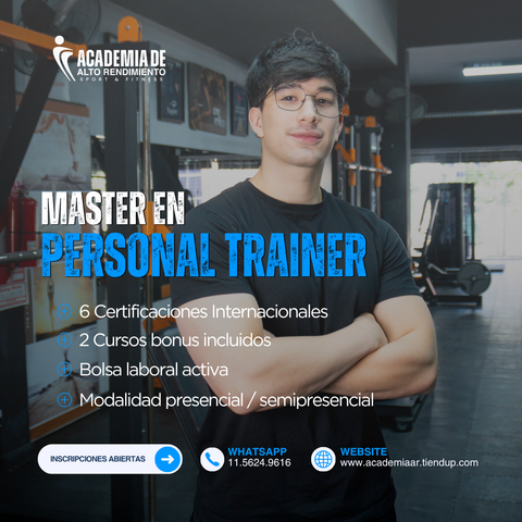 Master en Personal Trainer (Presencial / Semipresencial)