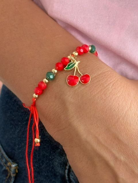 Pulsera Red Cherry Ajustable