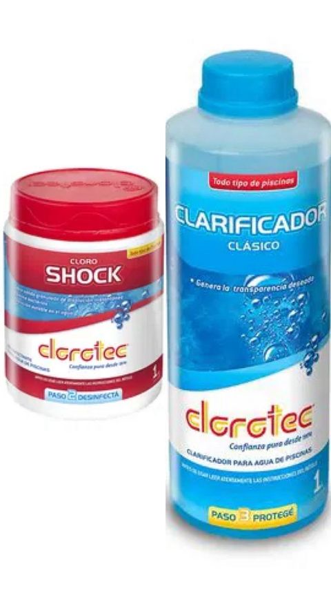 Combo Cloro Shock + Clarificador