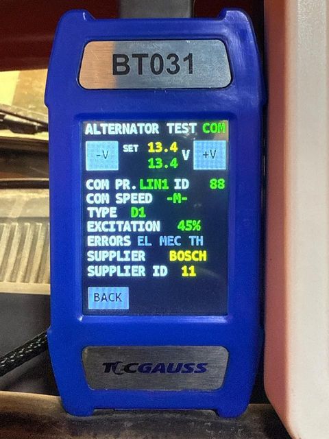 Emulador de señales de alternandor GAUSS BT031