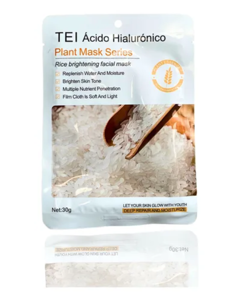 Mascarilla facial de Arroz