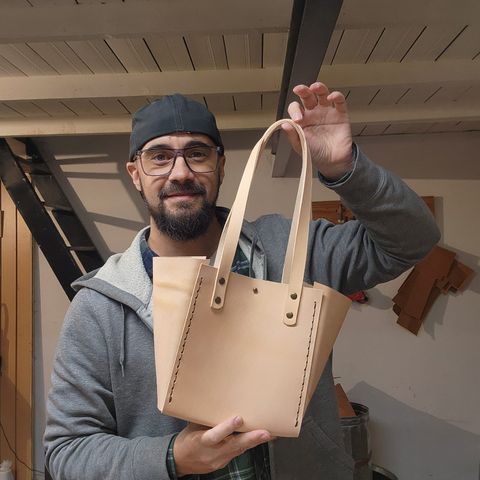 Cartera 4 Costuras - Taller de Marroquineria!