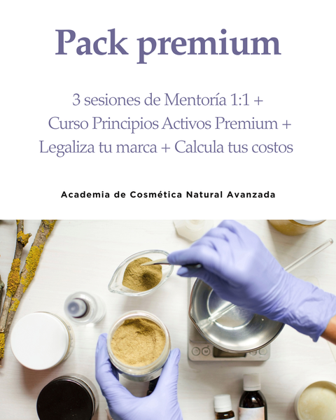 Pack Premium (3 Mentorías + Curso activos premium+ Guías + Planilla de Costos)