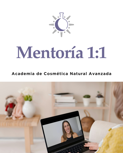 Mentoría personalizada de Cosmética Natural Avanzada