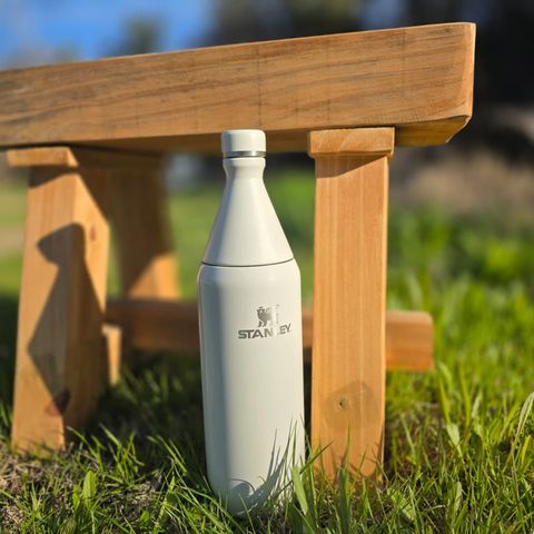 Botella térmica Stanley All Day Slim | Acero inoxidable blanco 1 litro