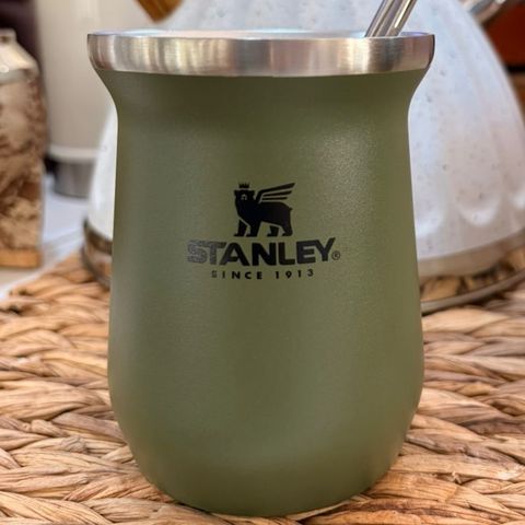 Mate Stanley Original Verde Acero Inoxidable