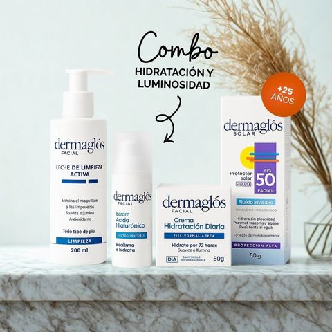 Combo Hidratación y Luminosidad  |  Dermaglós 