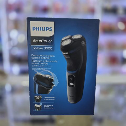 Afeitadora eléctrica Philips AquaTouch Shaver 3000 | Uso en seco y húmedo con cabezales 5D Pivot