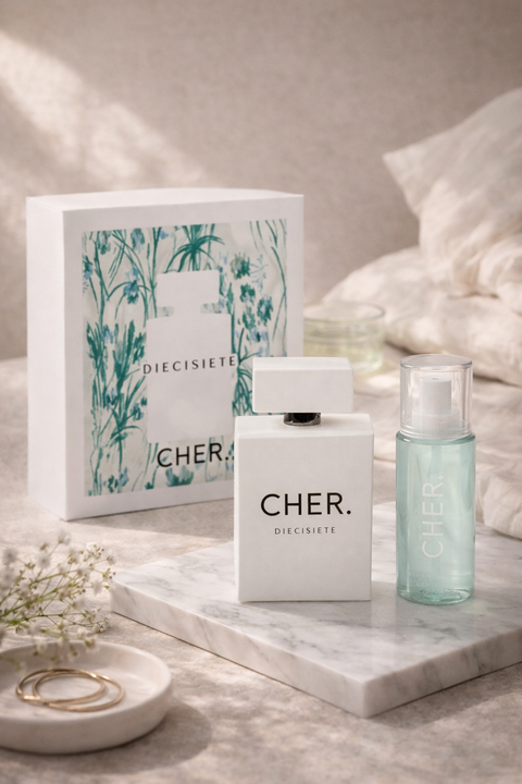 Cher Diecisiete Box (Perfume + Body Splash)
