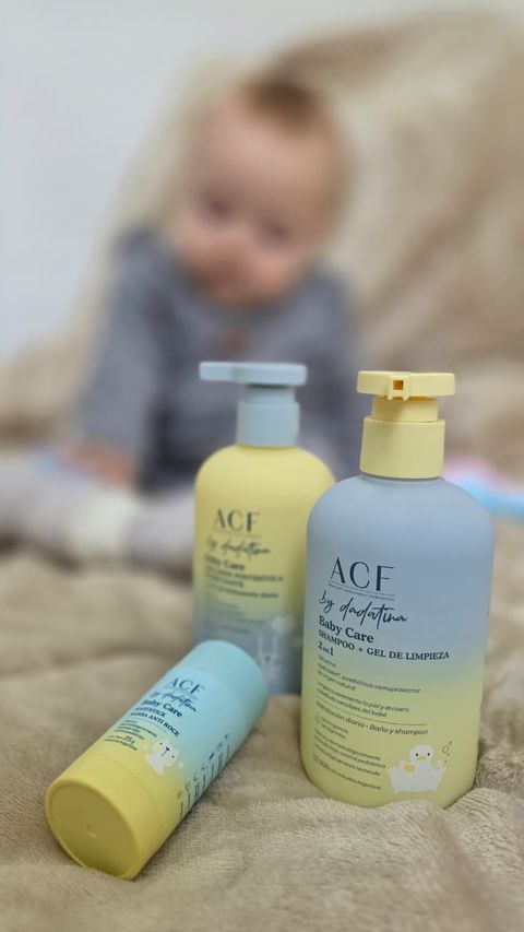 Combo ACF by Dadatina Baby Care | Shampoo + Emulsión + Barra Anti Roce