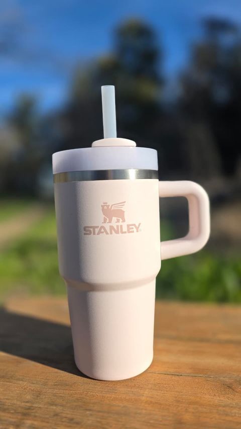 Vaso térmico Stanley Quencher H2.0 FlowState | Acero inoxidable rosa 887 ml