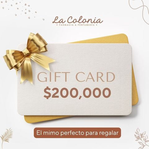 Gift Card para regalar
