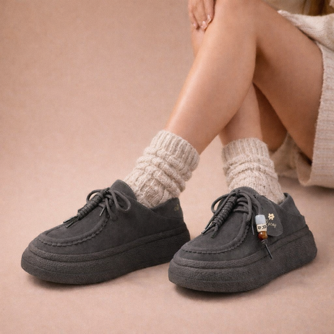 Zapato zueco Rocas Misk | Gris
