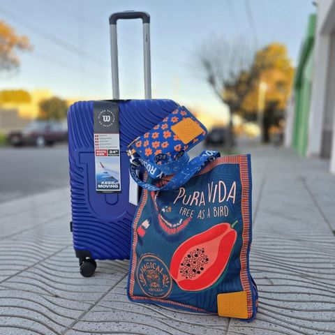 Combo Viaje | Valija Wilson ABS azul 24