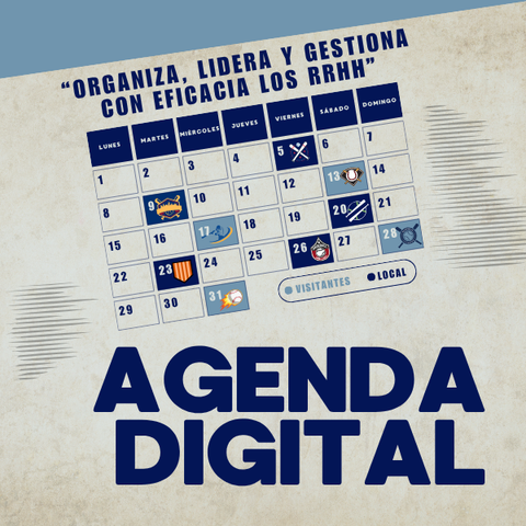 Agenda digital para profesionales de Talento Humano (formato editable).