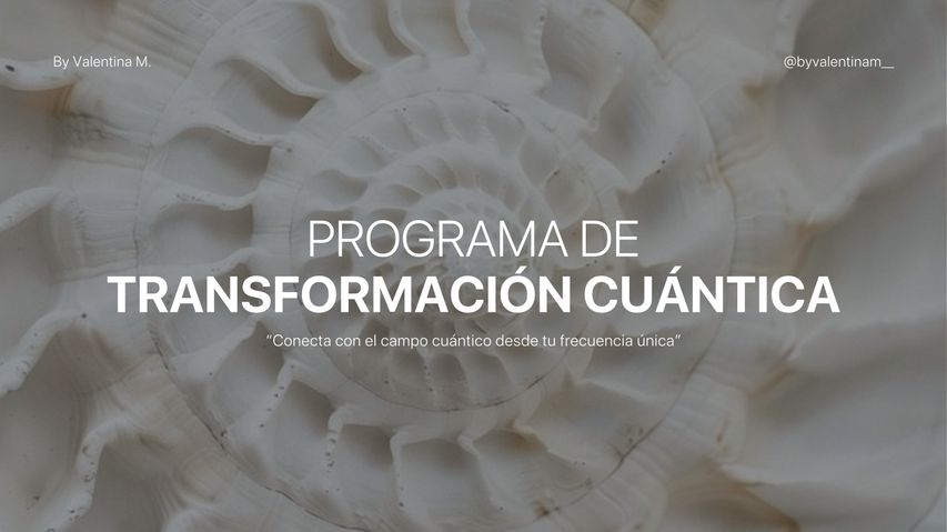 Programa de transformación cuántica