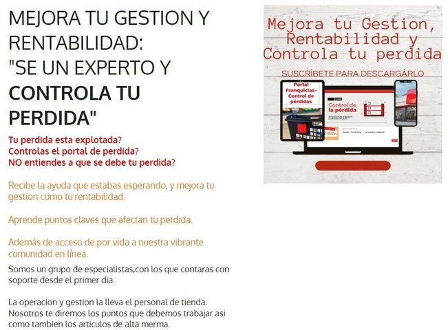 Membresia Controla tu perdida - Franquicias