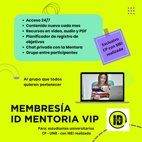 2.- ID MENTORÍA VIP