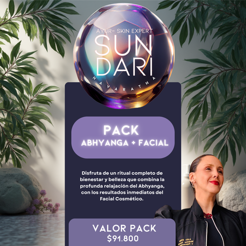 Combo Abhyanga + Facial Cosmético (2 sesiones)
