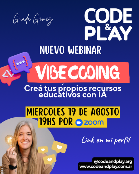 Vibecoding para docentes: Crea juegos interactivos con IA en minutos